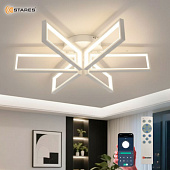 Управляемая светодиодная люстра MALDI 165W 6S-APP-850x200-WHITE/WHITE-220-IP20