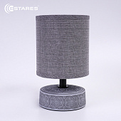 Настольная лампа DELTA 1xE14 R-120x200-GRAY/BLACK-220-IP20