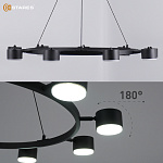 LAMPADA 9xGX53 black Озон 8