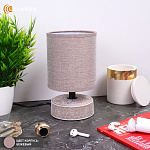 Настольная лампа DELTA 1xE14 R-120x200-BEIGE BLACK-220-IP20