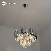 Люстра SANDRA 5хЕ14-380х870-CHROME/CRYSTAL-220-IP20