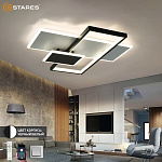 Управляемая светодиодная люстра LAMPARAS 90W 3L-APP-500x500x70-WHITE BLACK WHITE-220-IP20