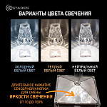 Настольный светодиодный светильник CRYSTAL 3W R-ON OFF-115x255-CLEAR WHITE-DC5V 1A-IP20
