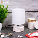 Настольная лампа DELTA 1xE14 R-120x200-WHITE BLACK-220-IP20