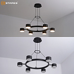 LAMPADA 6xGX53 BLACK Озон 2