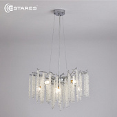 Люстра ROXANA 65 E14х8 R-600x1200-CHROME/CRYSTAL-220-IP20