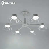 Люстра LATEA 6xGX53 R-750x330-WHITE/CLEAR-220-IP20