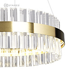 Управляемая светодиодная люстра SOFIA 100W R-APP-500x1000-GOLD CLEAR-220-IP20_Ч