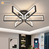 Управляемая светодиодная люстра MALDI 165W 6S-APP-850x200-BLACK/WHITE-220-IP20