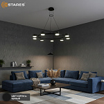 LAMPADA 9xGX53 black Озон 3