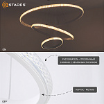 Управляемая светодиодная люстра AKRILIKA sim 70W 3R-APP-600x1100-WHITE CLEAR-220-IP20