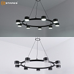 LAMPADA 9xGX53 black Озон 2